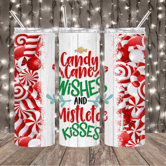 Candy Cane Wishes And Mistletoe Kisses Christmas