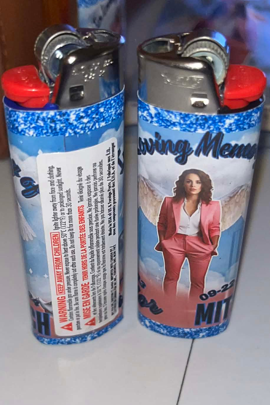 Custom cigar wrappers & lighters ANY THEME
