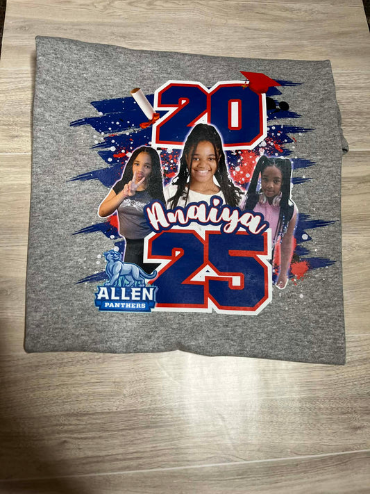 Toddler DTF/Vinyl Center Print Shirts