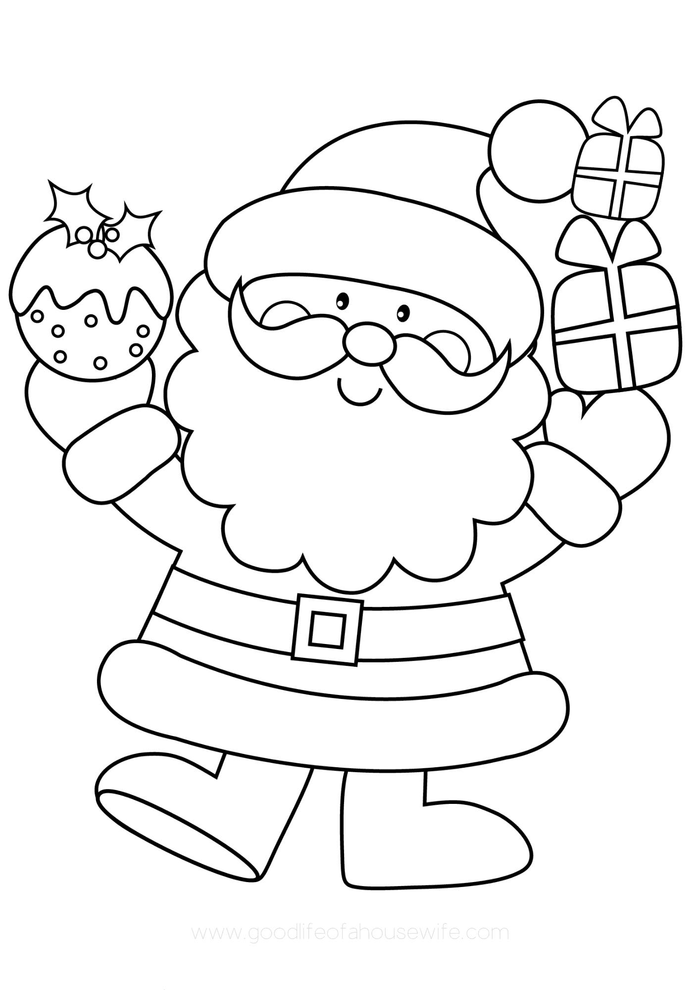 Christmas Coloring Stocking